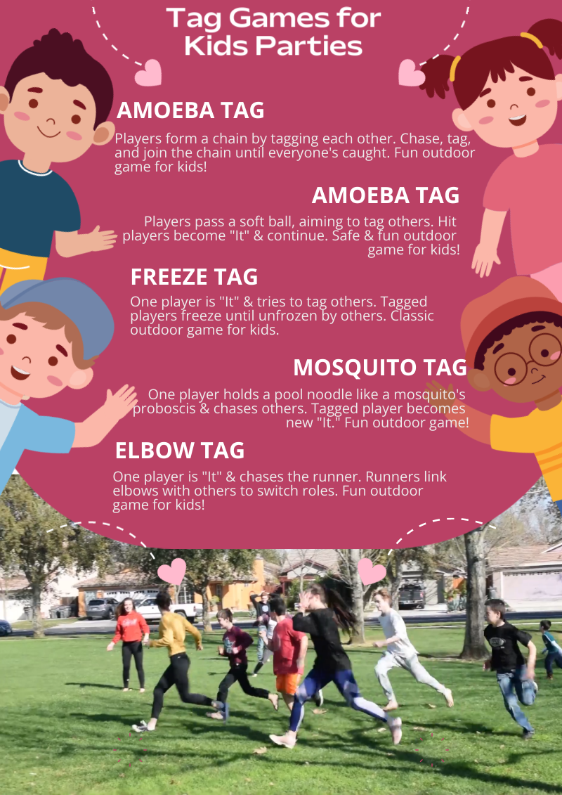 tag game for kids parties